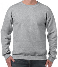 Load image into Gallery viewer, Mens/Ladies Plain Sweatshirt Available in White, Black & Sports Grey