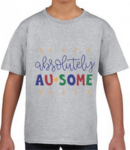 Load image into Gallery viewer, Autism Awareness - Absolutely Au some Kids Cotton T Shirt