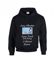 Load image into Gallery viewer, Create Your Own Adult Pullover Hoodie - Add Text/Photo
