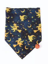 Load image into Gallery viewer, Halloween Pet Bandanas with Bells Dog Cat Dress Up