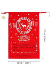 Load image into Gallery viewer, Personalised Christmas Santa sacks