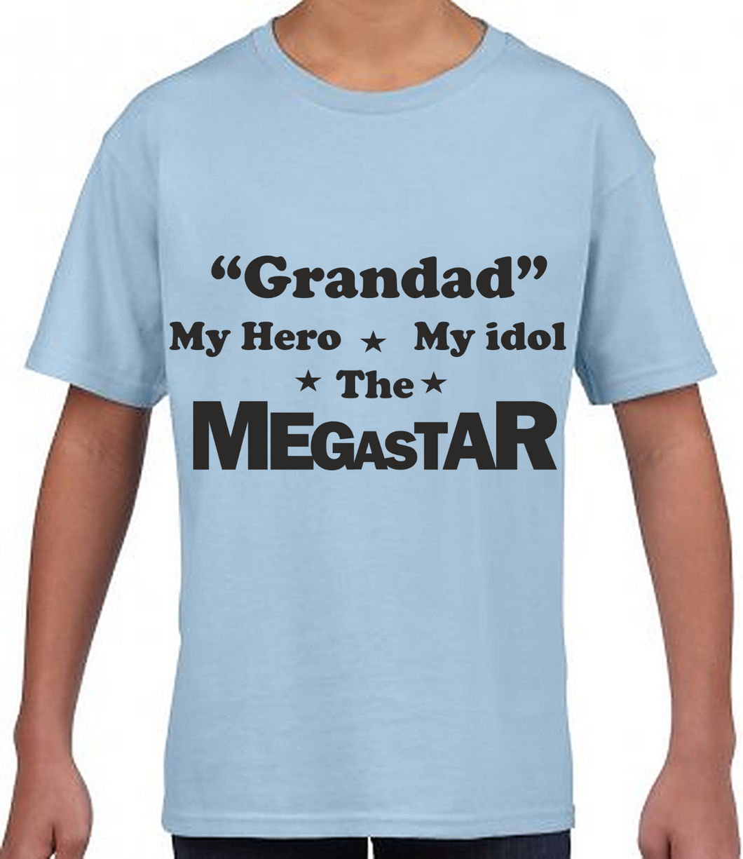 Mens T-Shirt -  My Hero, My Idol, The Megastar