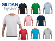 Load image into Gallery viewer, GILDAN Childrens 100% Cotton Softstyle Plain T-Shirt AGES 3 to 14 FREE P&amp;P
