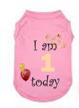 Load image into Gallery viewer, Dog Birthday T Shirt - I am &quot;x&quot; Today
