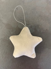 Load image into Gallery viewer, Personalised Velvet Stars Tree Decoration
