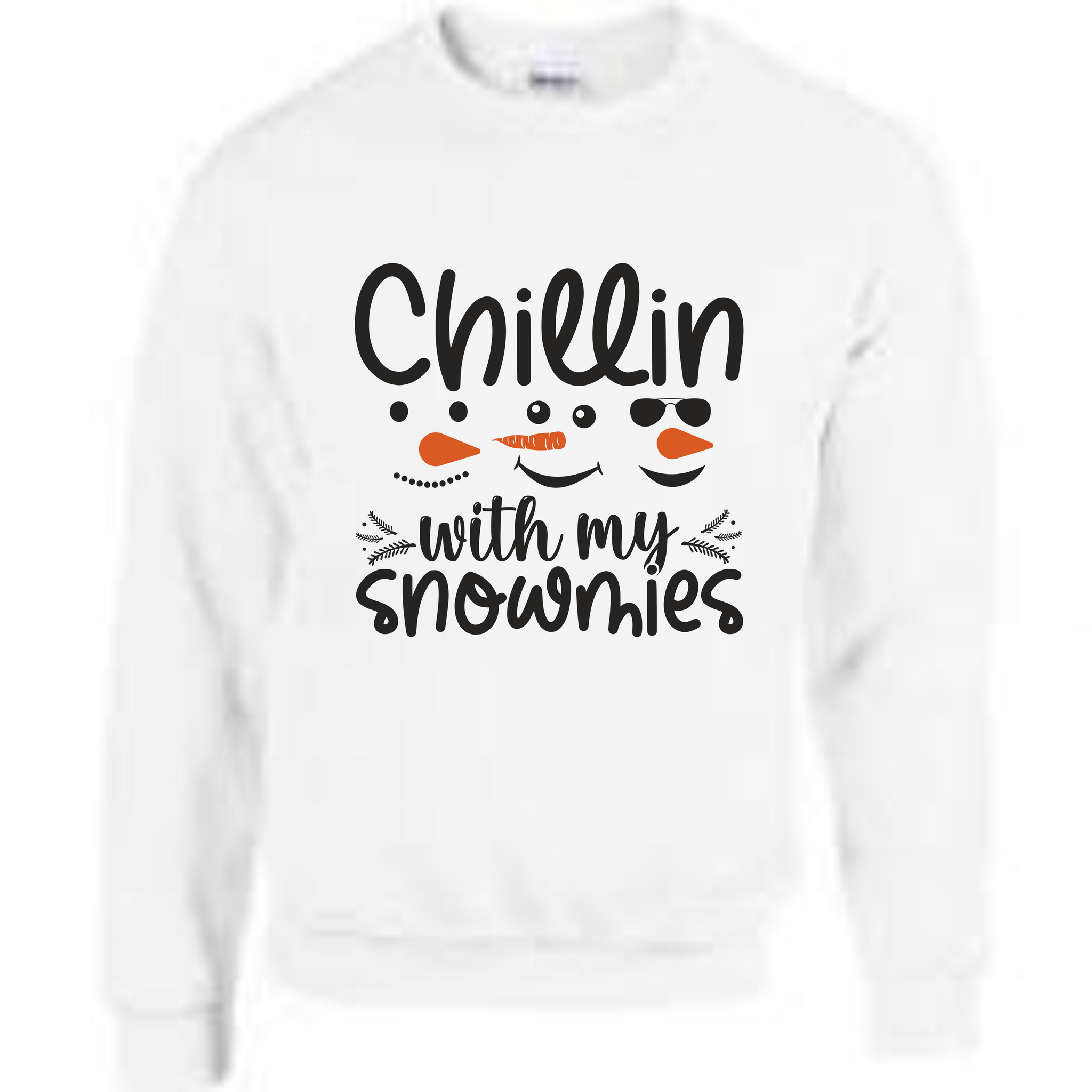 CHILLIN' WITH THE Snowmies - Unisex retailer Sweatshirt