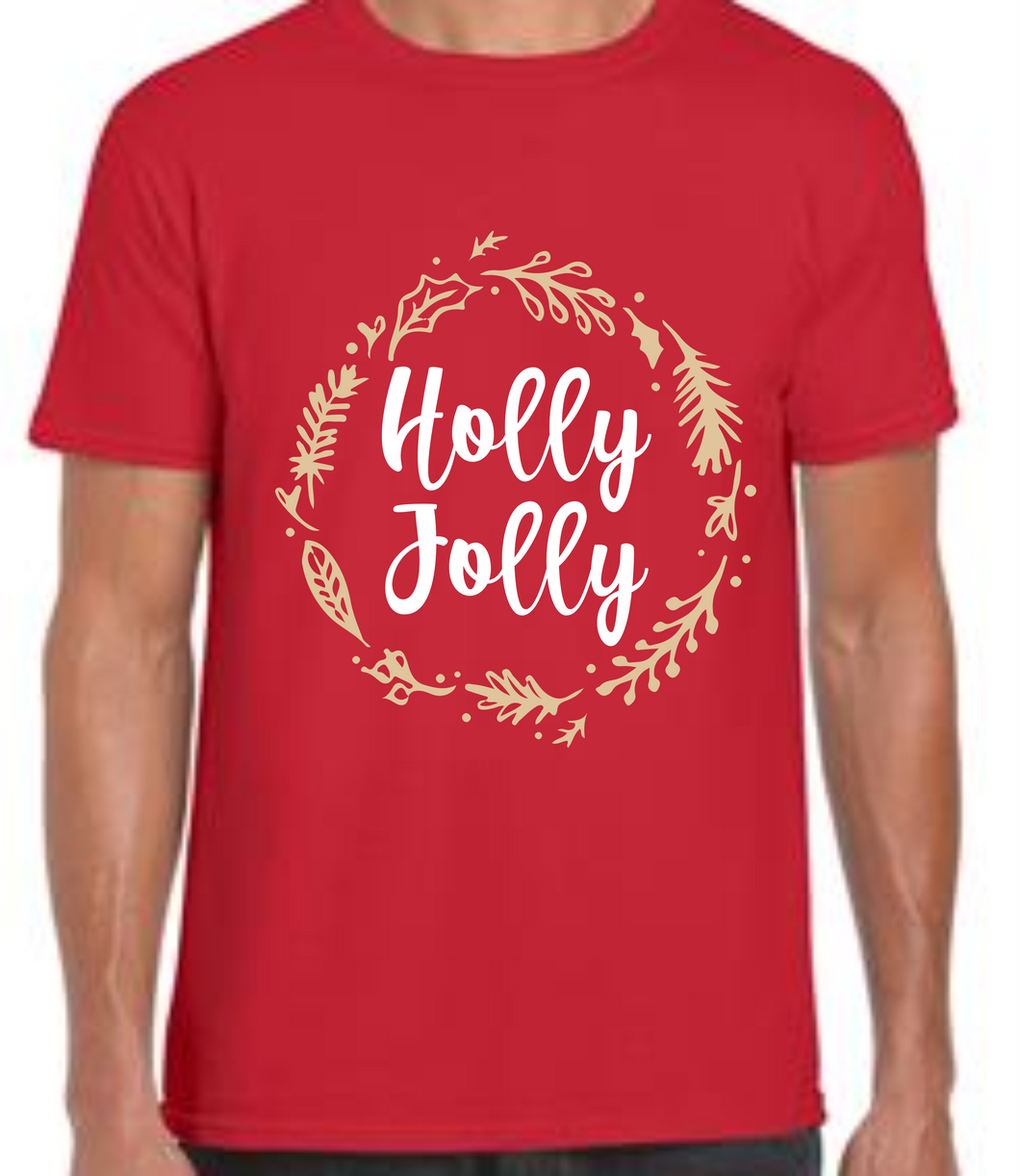 Christmas Tshirt - Holly Jolly