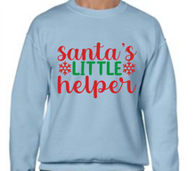 Load image into Gallery viewer, Christmas Sweatshirt/Jumper - Santa&#39;s Little Helper
