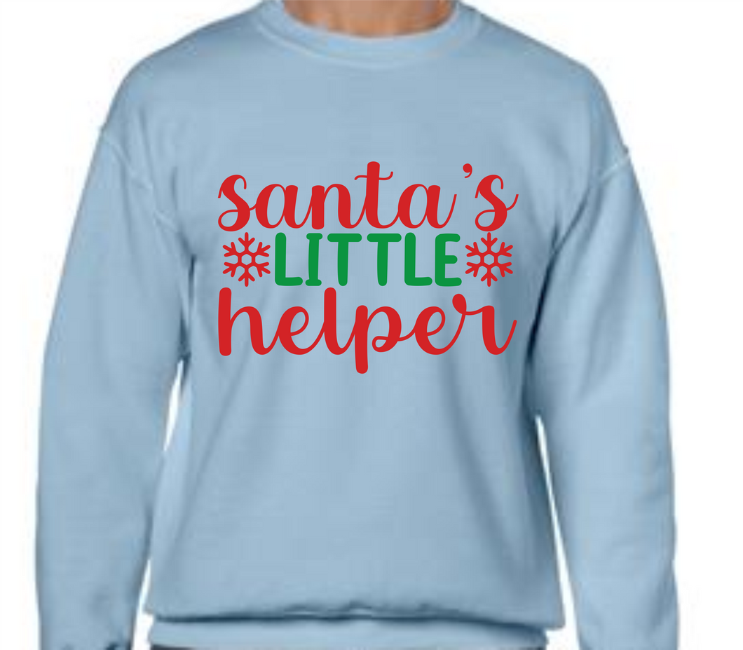 Christmas Sweatshirt/Jumper - Santa's Little Helper