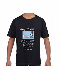 Load image into Gallery viewer, Create Your Own Mens Cotton T-shirt - Add Text/Photo
