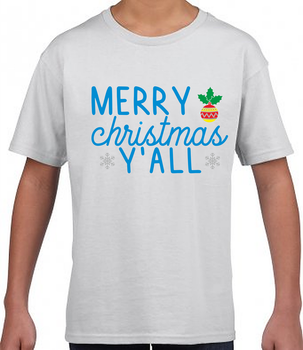 Christmas Tshirt - Merry Christmas Y'all