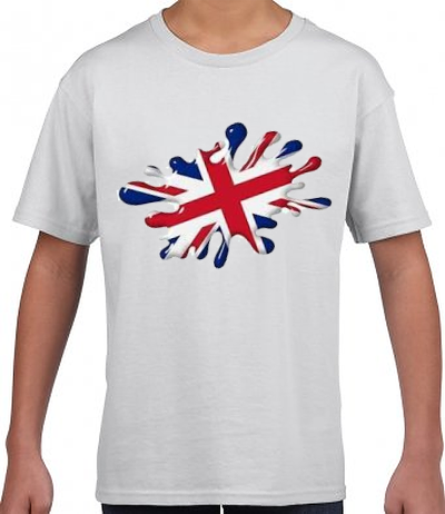 Union Jack 'Splat' Mens/Unisex T Shirt