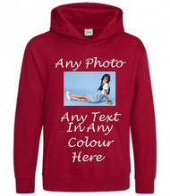 Load image into Gallery viewer, Create Your Own Kids Hoodie - Add Text/Photo
